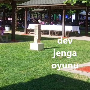 Ahşap Dev Jenga Oyunu Kiralama İstanbul